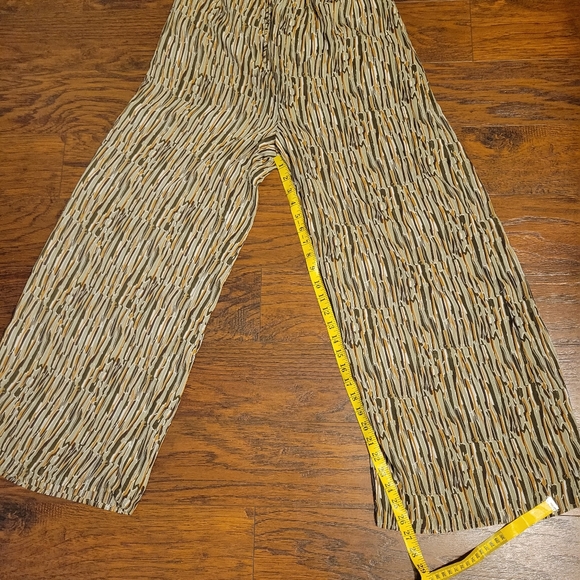 NWT Lush Jumpsuit-Olive/Mustard Beach lightweight.sz small - Picture 7 of 13